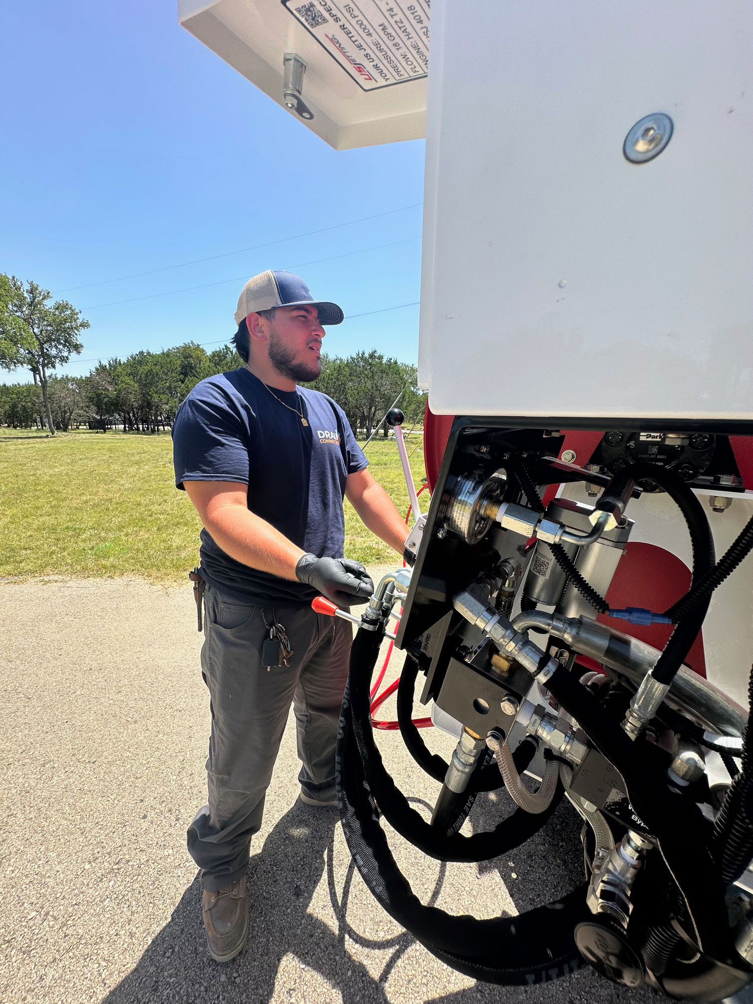 drain connection equipment
