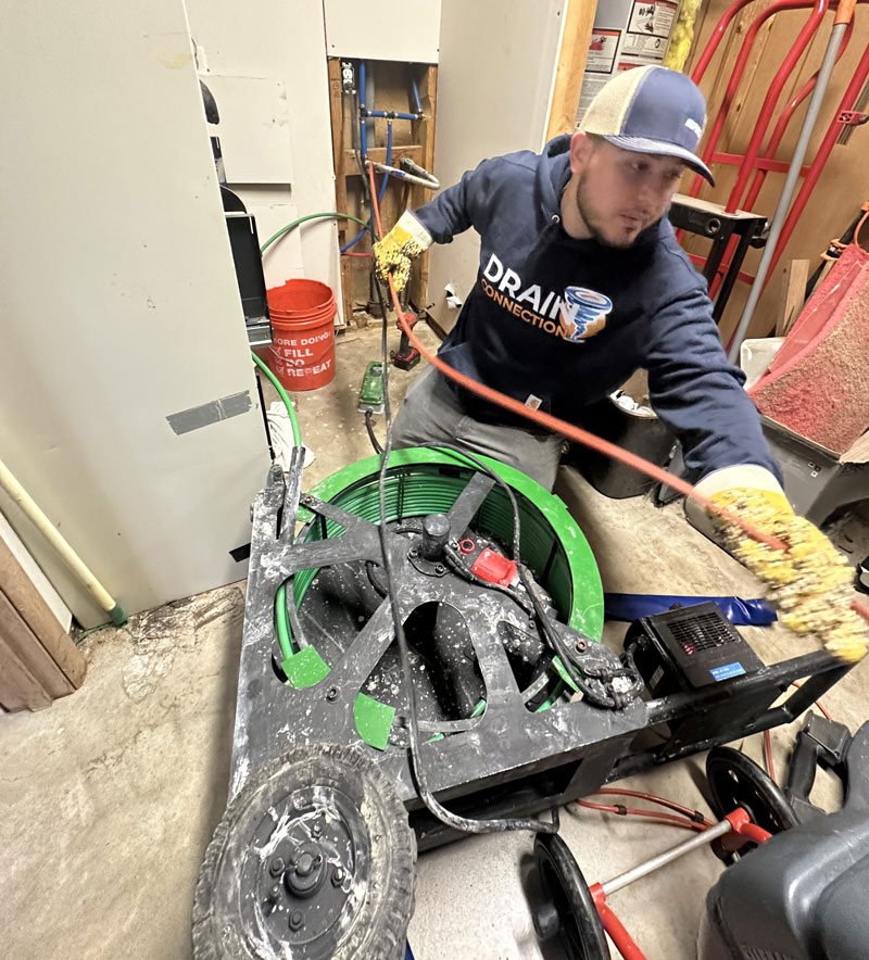 drain connection technician
